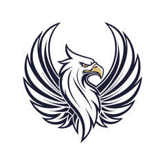 phoenix logo vector design