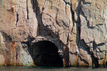 Natural Rock Archway by Water