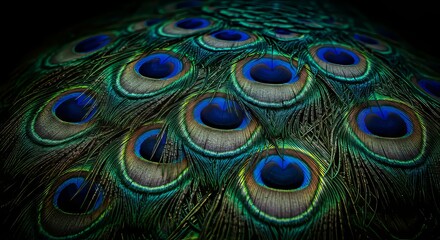 Obraz premium blue abstract background