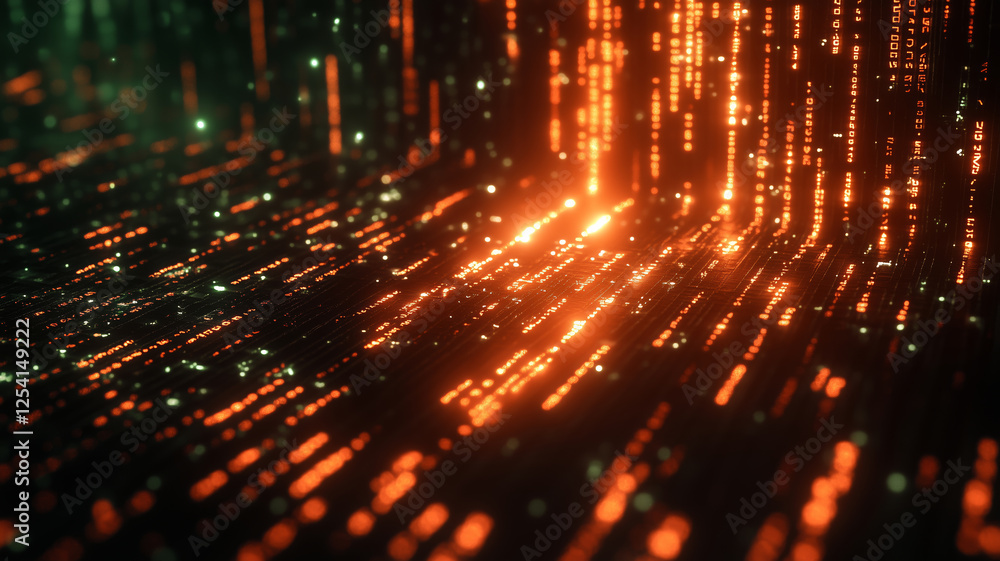 Poster Exploring the intricate world of quantum encryption visualization