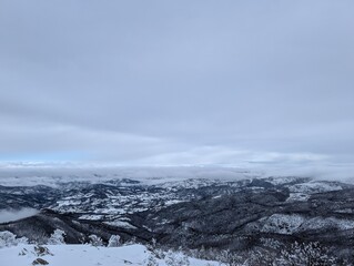 Fototapeta premium snow covered mountains