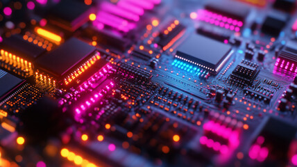 Obraz premium Examining quantum error detection in today's technology