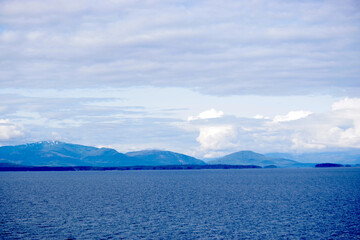 Expansive Alaskan Waters and Majestic Mountains