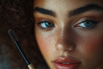 Obraz premium Woman in vibrant red dress dancing gracefully under the moonlight in an empty street, surrounded by colorful street art and dimly lit buildings.