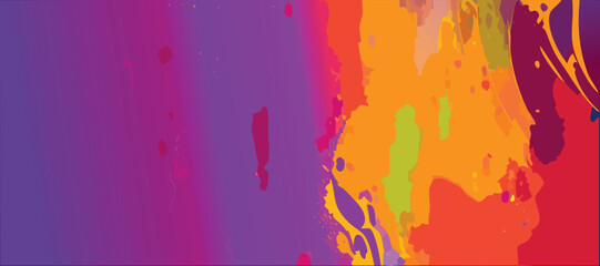 Obraz premium Simple abstract watercolor background, colorful vector wallpaper design