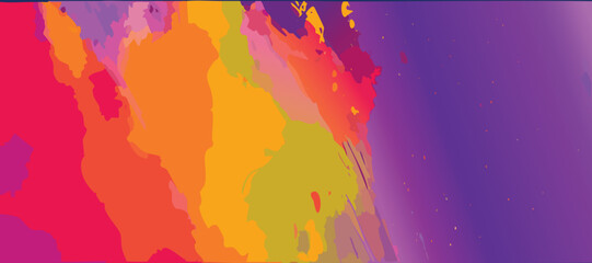 Naklejka premium Simple abstract watercolor background, colorful vector wallpaper design