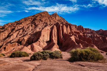 Fototapeta premium The rainbow valley red rocks near san pedro de atacama