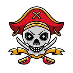 pirate skull and crossbones