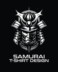 Samurai Vector T Shirt Design