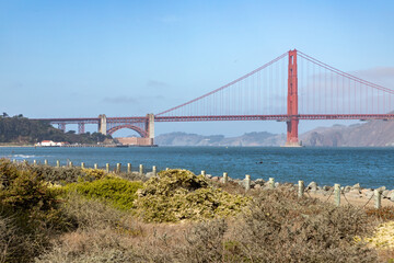Golden Gate from Presidio beach