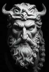 Isolated Portrait of Hades