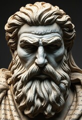 Obraz premium Portrait of Zeus: The King of Gods in Greek Mythology