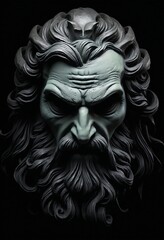 Isolated Portrait of Hades
