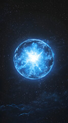 Obraz premium Explore the Mystical Universe: A Voyage Through the Bright Ethereal Nebula in the Infinite Cosmic Expanse