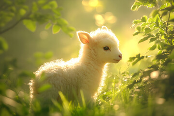 Nature's Gentle Embrace: A Newborn's First Steps in a World of Lanugo and Light