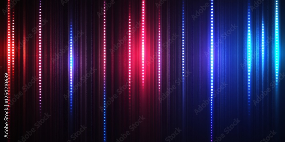 Poster abstract glowing lines backdrop