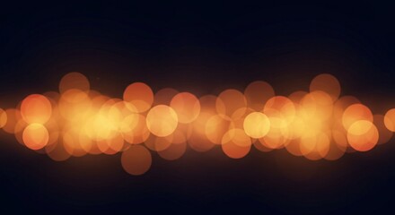 Soft bokeh light effects with warm, colorful orbs