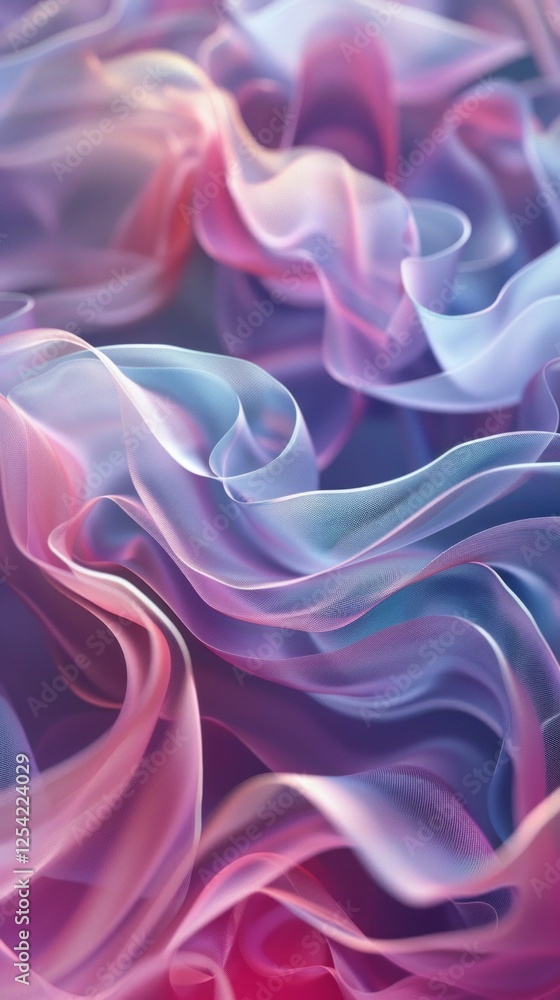Poster pastel soft abstract background with waves.