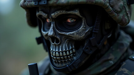 soldier in military uniform