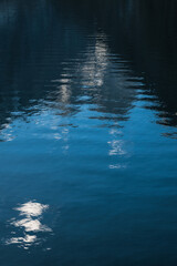 Fototapeta premium water textures in a mountainous lake.