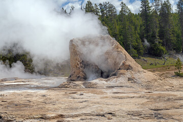 Large Cone of the Giant Geyser