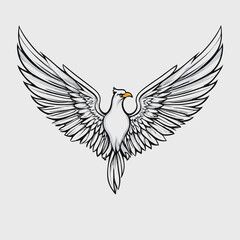 Unique and cool vector wings 