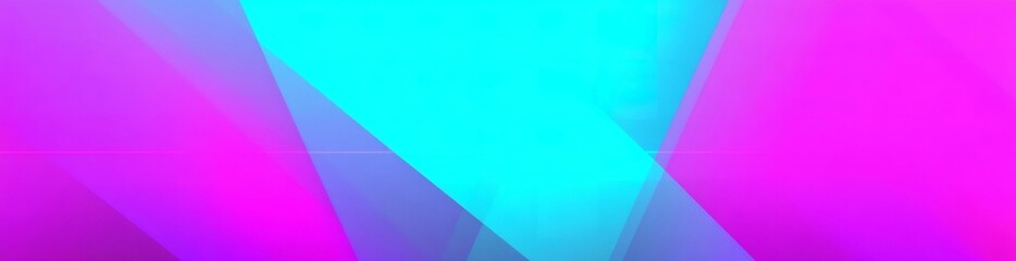 Abstract purple magenta teal blue background. Geometric pattern with lines and triangles. Gradient. Illustration. Modern multicolor background with space for design. Wide banner. Website header.