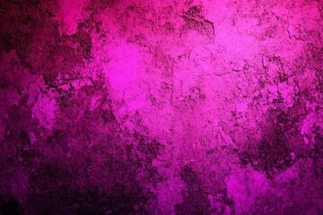 Abstract black purple pink background. Toned magenta rough concrete texture. Colorful background with space for design.