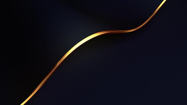 This stock motion graphics video includes a clip of a Golden Flow Motion