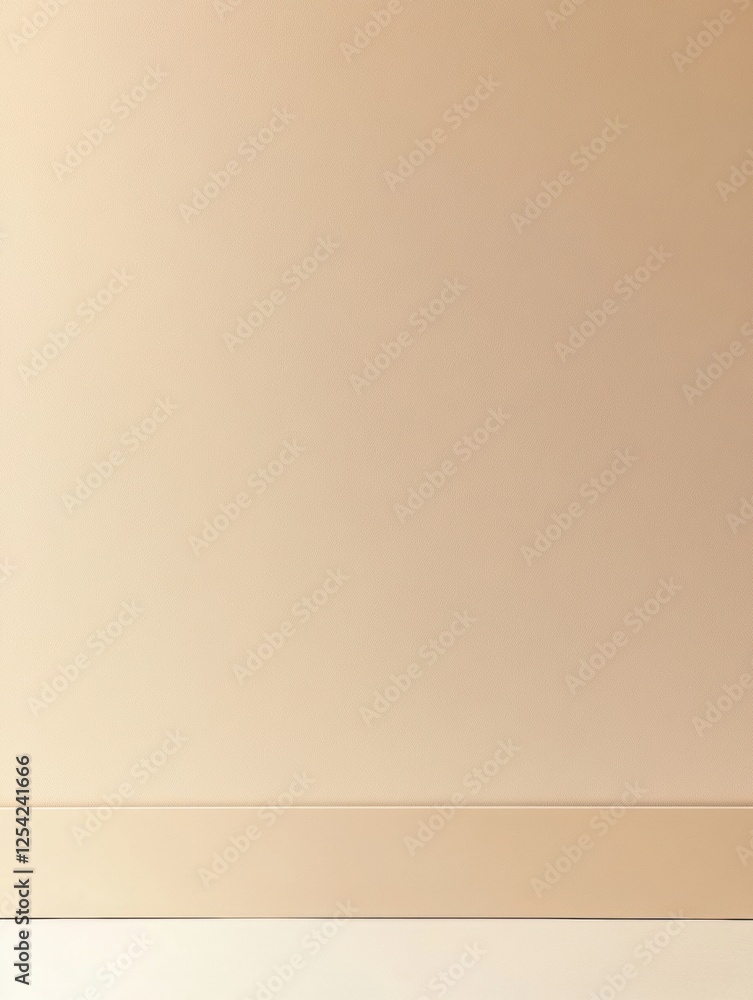 Poster Solid color background with subtle line at the bottom creating a minimalistic appearance for various design uses. Generative AI