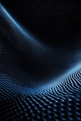 ABSTRACT DARK BLUE LIGHT BACKGROUND WITH BLACK GRADIENT, DIGITAL PATTERN FOR WEB, SMARTPHONE SCREEN, DIGITAL DISPLAY, APP OR BUSINESS BANNER