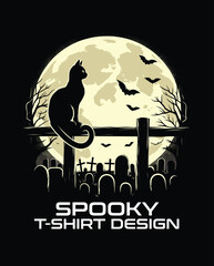 Spooky Vector T Shirt Design