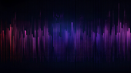 Abstract Wave Patterns in Purple and Pink