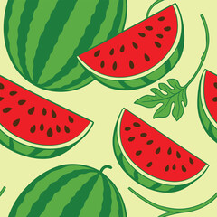 Watermelon seamless pattern
