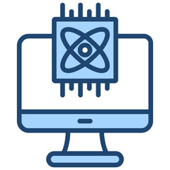 Completing Blue Icon