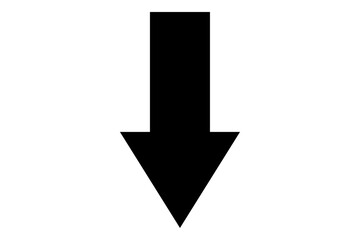 Black down arrow icon © keisuke