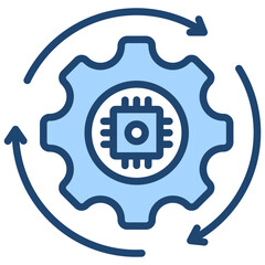 Autonomous Blue Icon