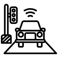 Traffic Outline Icon
