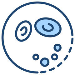 Thrombosis Blue Icon