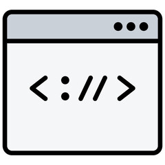 Http Outline Color Icon