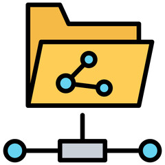 Ftp Outline Color Icon