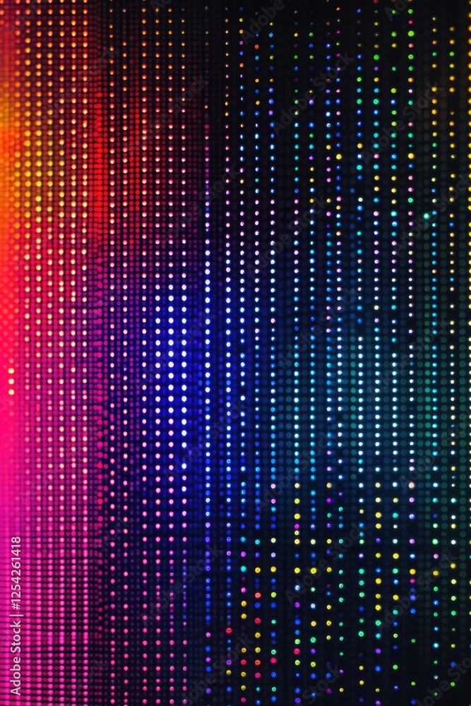 Aufkleber led panel light background texture, closeup. dot rgb tv background. dots are used for background des