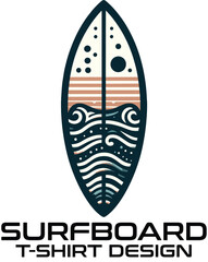  Surfboard Vector T Shirt Design