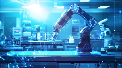 Abstract background in concept of artificial intelligence