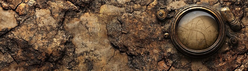 Steampunk Rock Face Detail