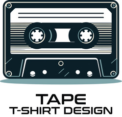 Tape Vector T Shirt Design