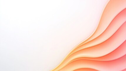 Abstract wavy background with soft gradients in warm colors, ideal for modern design projects