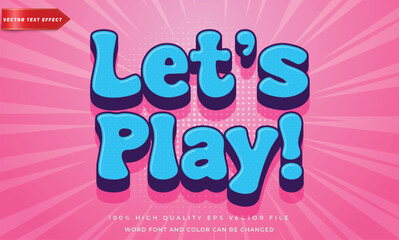 Lets play 3d editable text effect