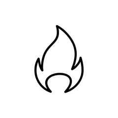 Fire icon vector. fire sign and symbol
