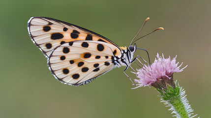 Fototapeta premium Closeup of a Butterfly on a Flower